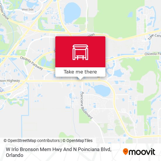 W Irlo Bronson Mem Hwy And N Poinciana Blvd map