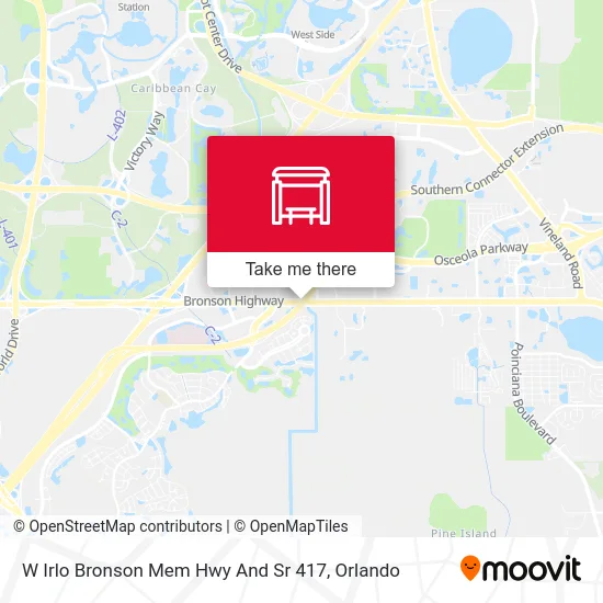 Mapa de W Irlo Bronson Mem Hwy And Sr 417
