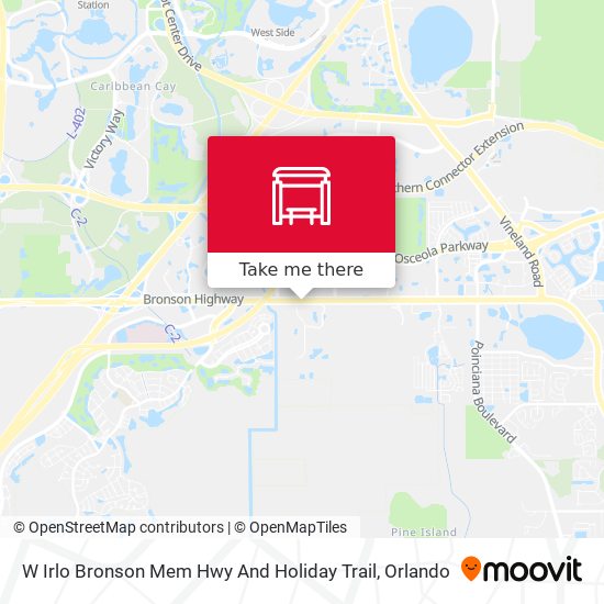 W Irlo Bronson Mem Hwy And Holiday Trail map