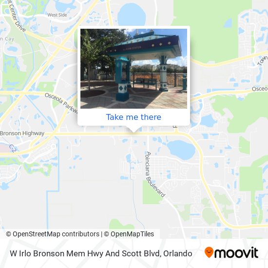 Mapa de W Irlo Bronson Mem Hwy And Scott Blvd