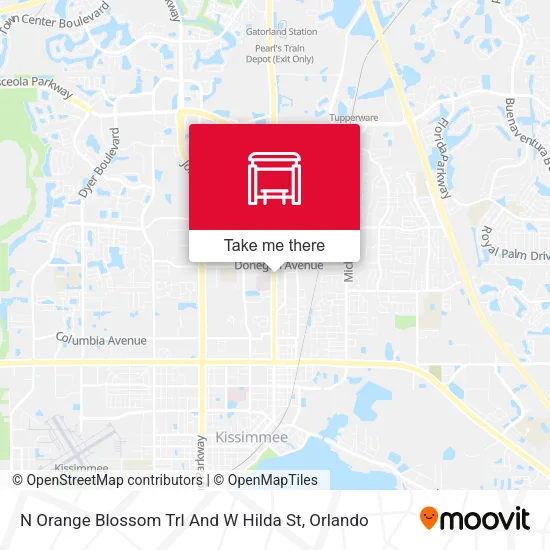 Mapa de N Orange Blossom Trl And W Hilda St