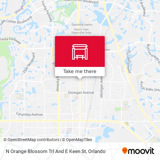 Mapa de N Orange Blossom Trl And E Keen St