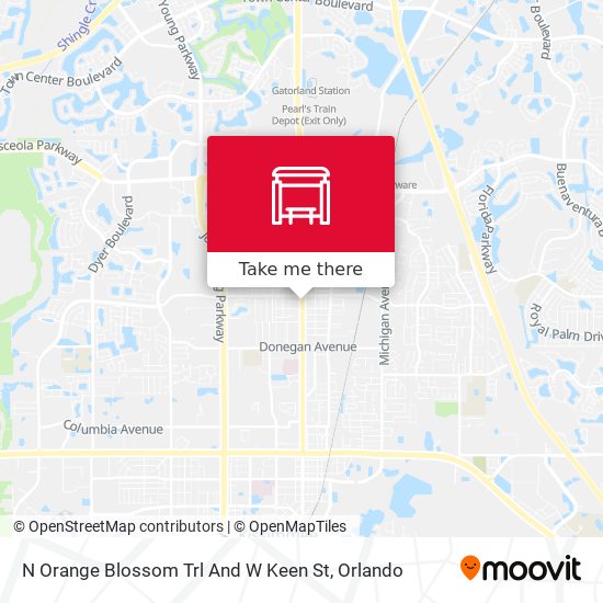 Mapa de N Orange Blossom Trl And W Keen St