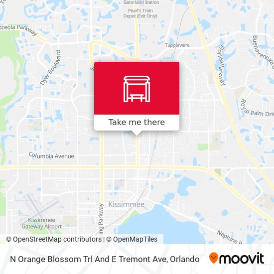 N Orange Blossom Trl And E Tremont Ave map