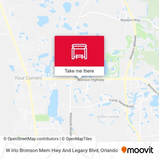 Mapa de W Irlo Bronson Mem Hwy And Legacy Blvd