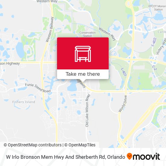 W Irlo Bronson Mem Hwy And Sherberth Rd map