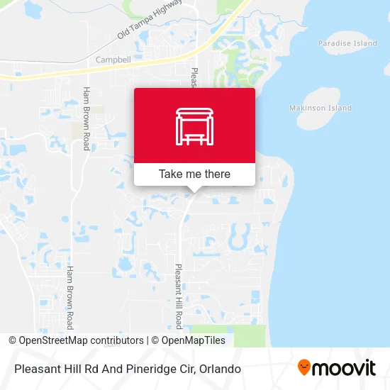 Mapa de Pleasant Hill Rd And Pineridge Cir