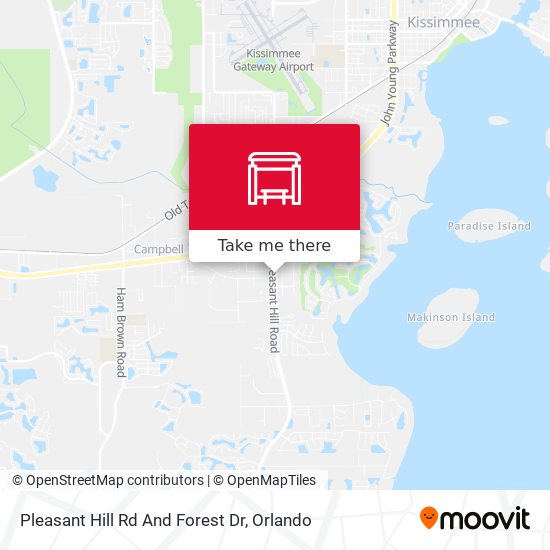 Pleasant Hill Rd And Forest Dr map