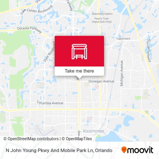 N John Young Pkwy And Mobile Park Ln map