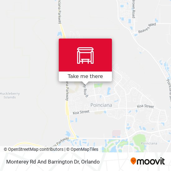 Monterey Rd And Barrington Dr map