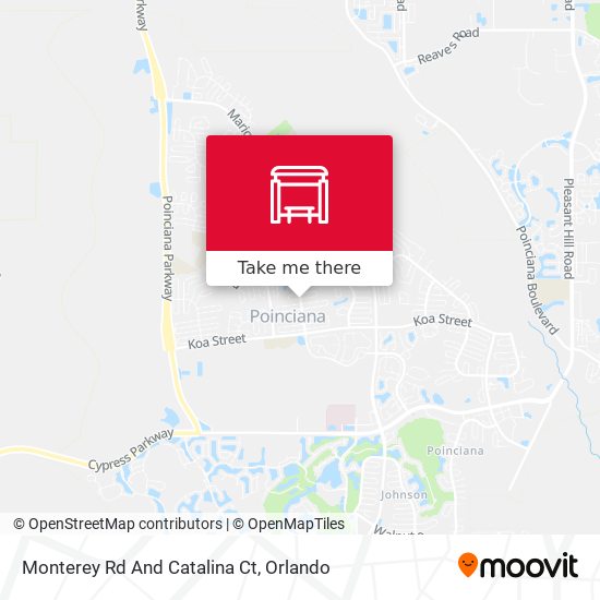 Mapa de Monterey Rd And Catalina Ct
