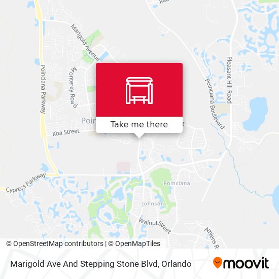 Marigold Ave And Stepping Stone Blvd map