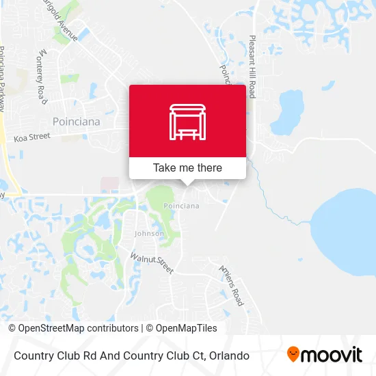 Mapa de Country Club Rd And Country Club Ct