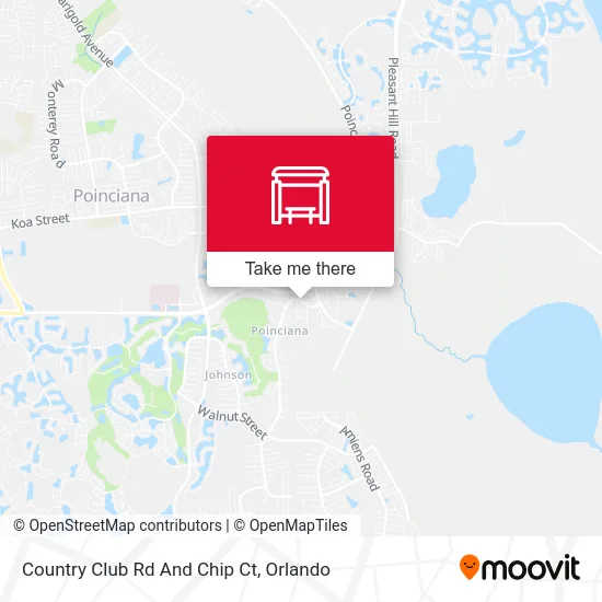 Mapa de Country Club Rd And Chip Ct