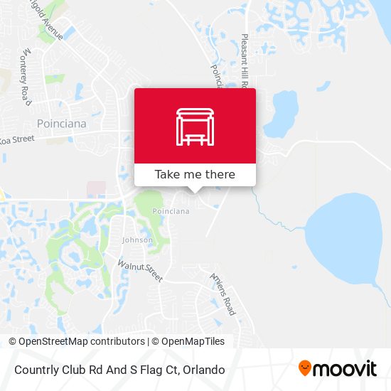 Countrly Club Rd And S Flag Ct map