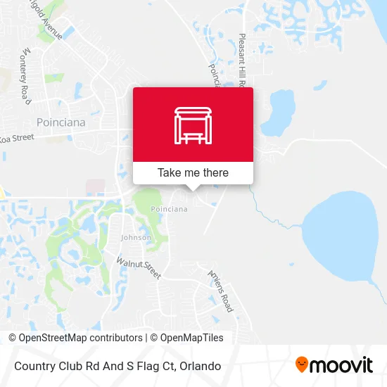 Mapa de Country Club Rd And S Flag Ct