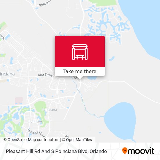 Mapa de Pleasant Hill Rd And S Poinciana Blvd