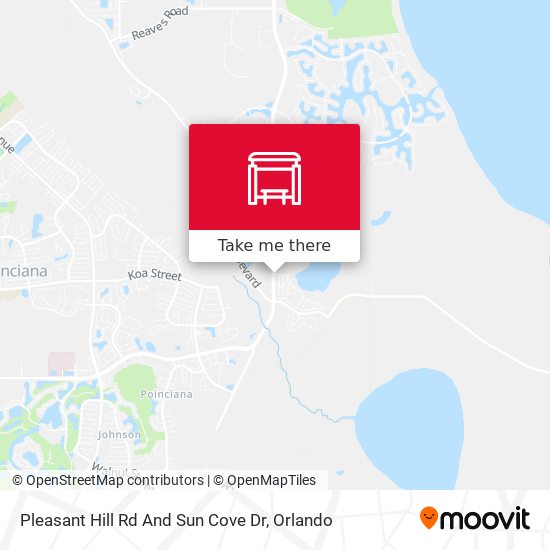 Pleasant Hill Rd And Sun Cove Dr map