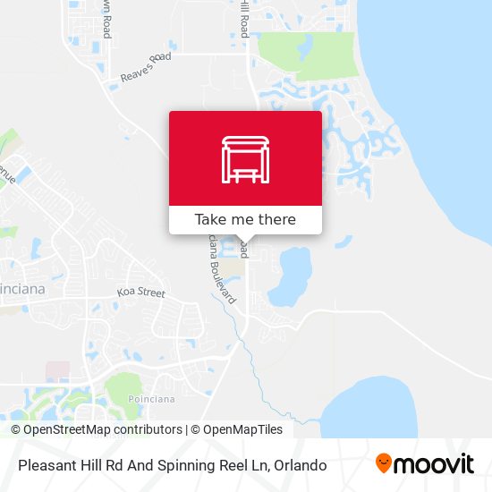 Pleasant Hill Rd And Spinning Reel Ln map