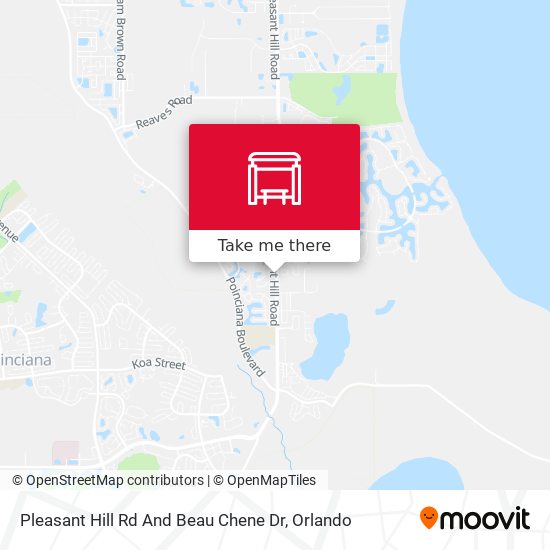 Pleasant Hill Rd And Beau Chene Dr map
