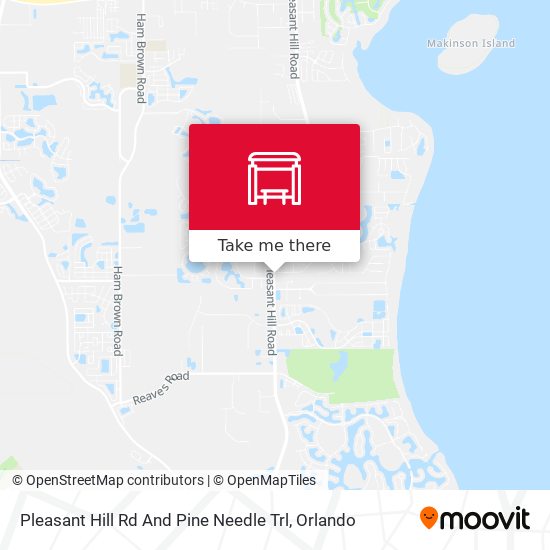 Pleasant Hill Rd And Pine Needle Trl map