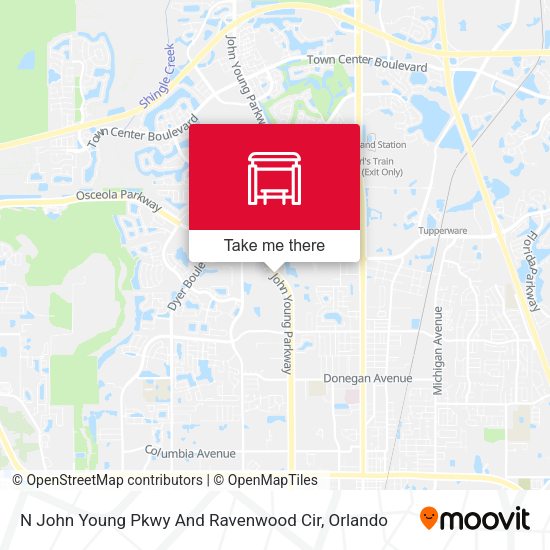 Mapa de N John Young Pkwy And Ravenwood Cir