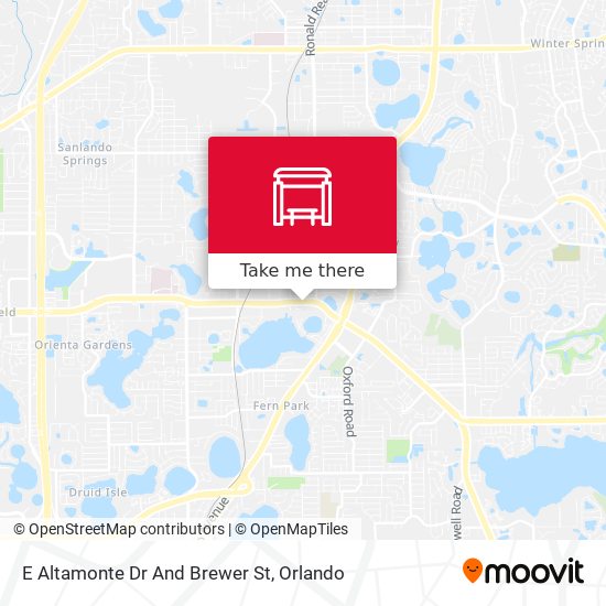 E Altamonte Dr And Brewer St map