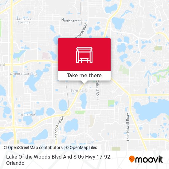 Mapa de Lake Of the Woods Blvd And S Us Hwy 17-92