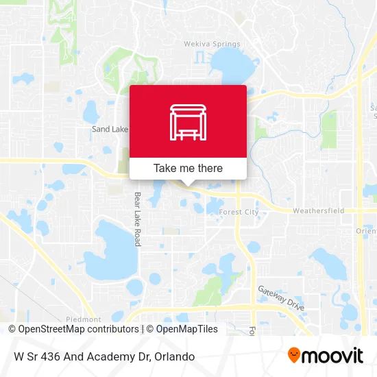 Mapa de W Sr 436 And Academy Dr
