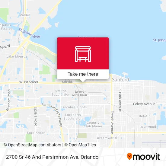 Mapa de 2700 Sr 46 And Persimmon Ave