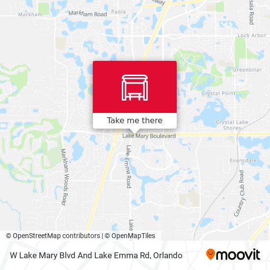 Mapa de W Lake Mary Blvd And Lake Emma Rd