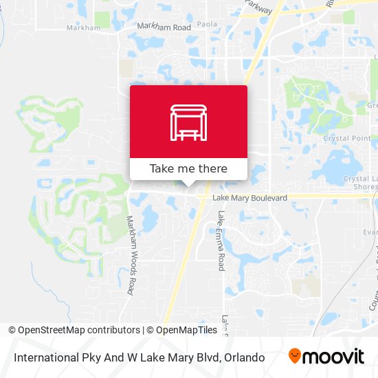 Mapa de International Pky And W Lake Mary Blvd