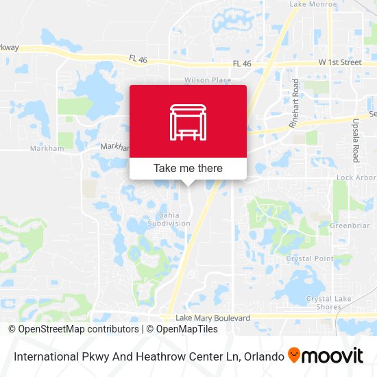 Mapa de International Pkwy And Heathrow Center Ln