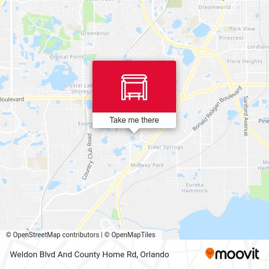 Weldon Blvd And Country Home Rd map