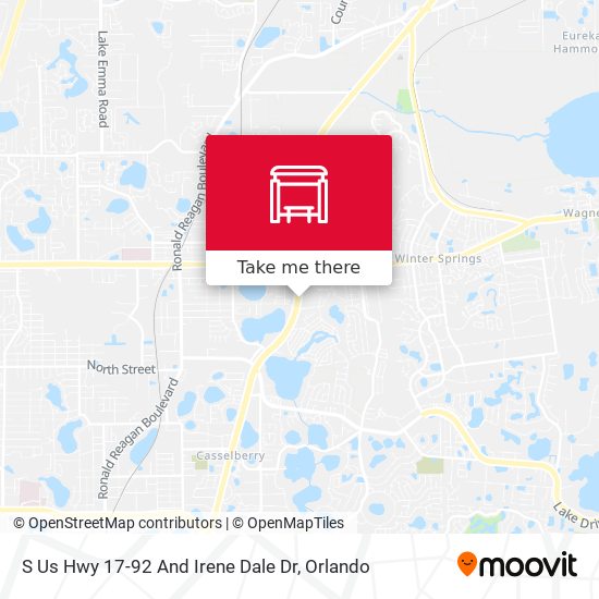 S Us Hwy 17-92 And Irene Dale Dr map