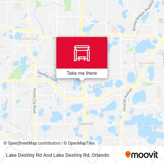 Mapa de Lake Destiny Rd And Lake Destiny Rd