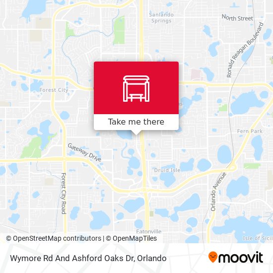 Mapa de Wymore Rd And Ashford Oaks Dr