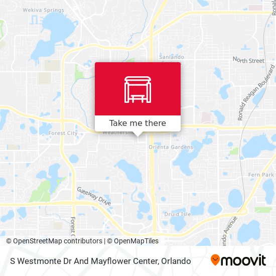 S Westmonte Dr And Mayflower Center map