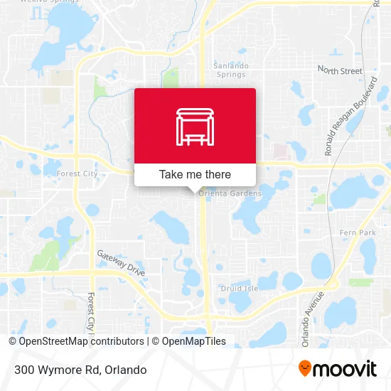 300 Wymore Rd map