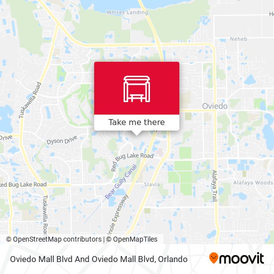 Mapa de Oviedo Mall Blvd And Oviedo Mall Blvd