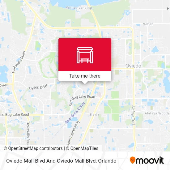 Mapa de Oviedo Mall Blvd And Oviedo Mall Blvd