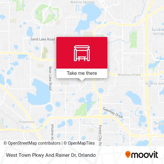 West Town Pkwy And Rainer Dr map