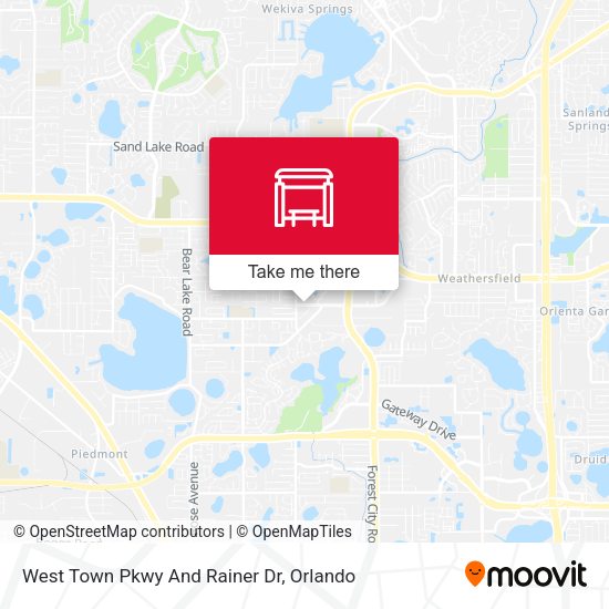 West Town Pky And Rainer Dr map