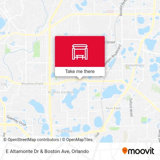E Altamonte Dr & Boston Ave map