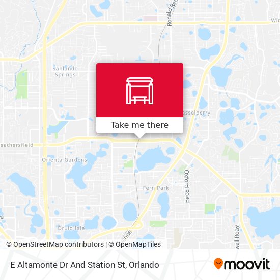 E Altamonte Dr And Station St map