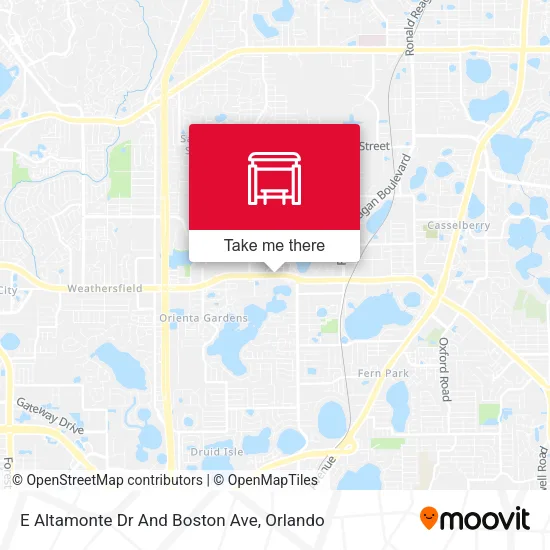 Mapa de E Altamonte Dr And Boston Ave