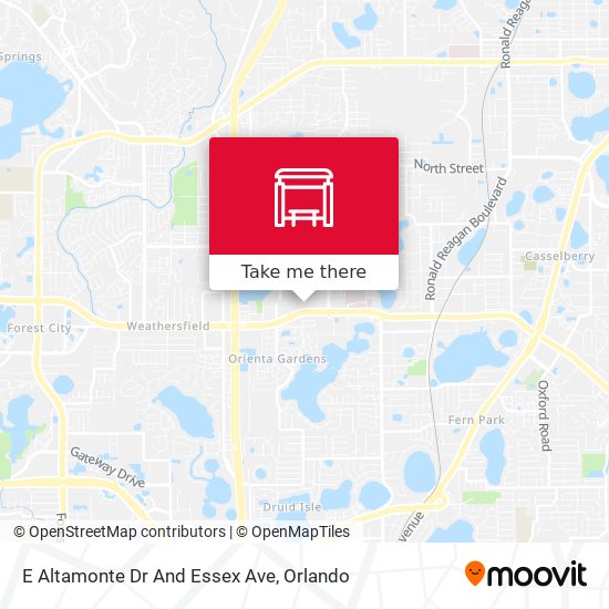 E Altamonte Dr And Essex Ave map