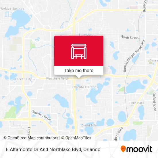 E Altamonte Dr And Northlake Blvd map