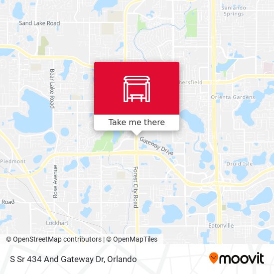 Mapa de S Sr 434 And Gateway Dr