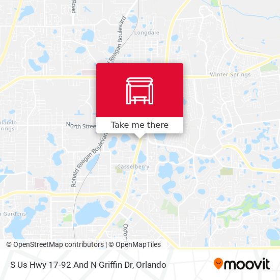 S Us Hwy 17-92 And N Griffin Dr map